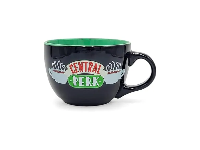 Silver Buffalo FRIENDS Central Perk 24-Oz Ceramic Oversized Coffee/Soup Mug