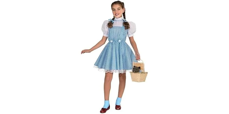 Rubies The Wizard of Oz: Dorothy Costume for Kids, Girl's Medium
