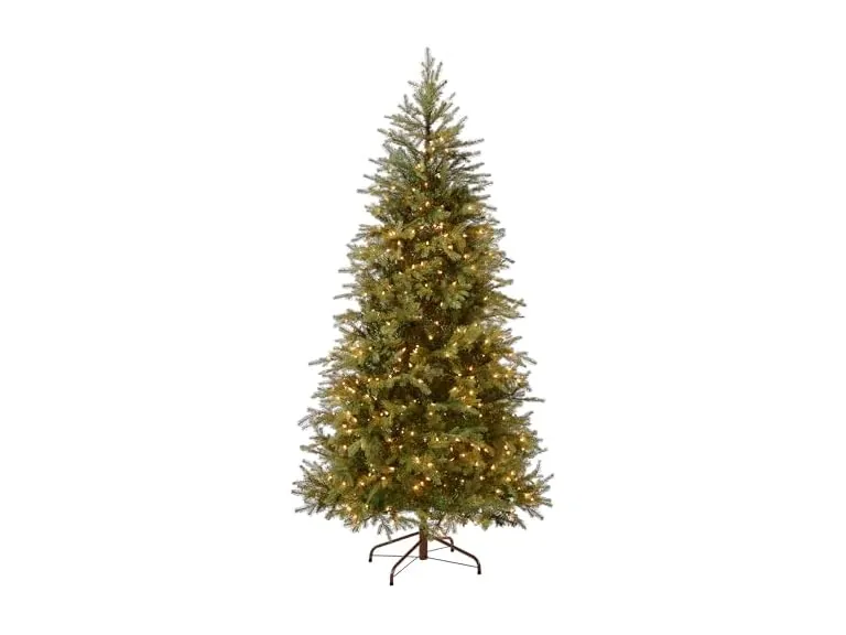National Tree Company 7.5' Pre-Lit Feel Real Christmas Tree