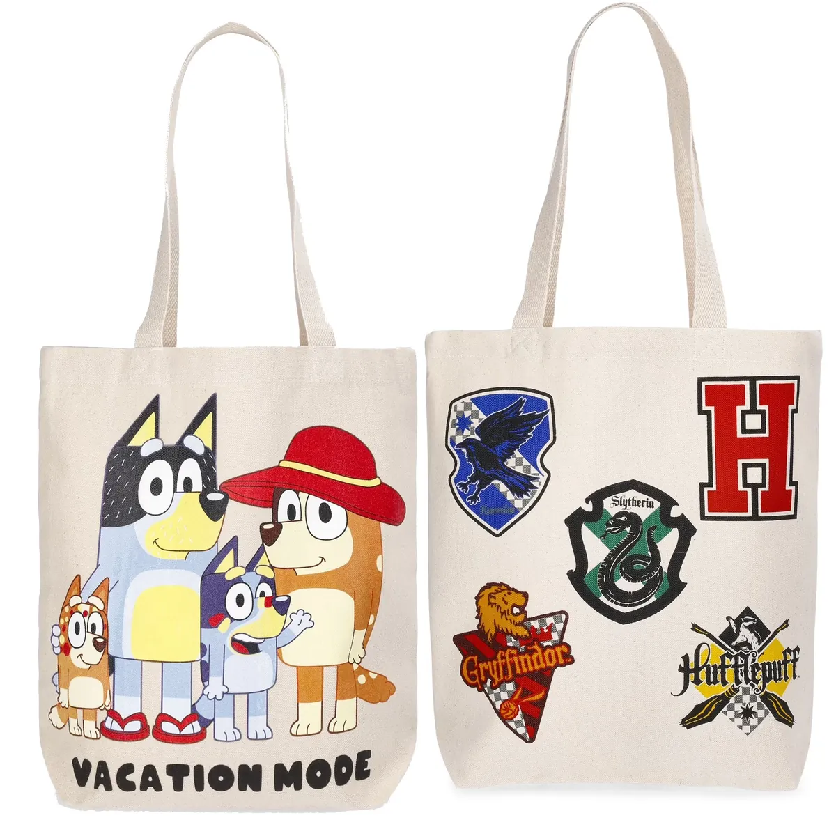 Harry Potter or Bluey Tote Bag