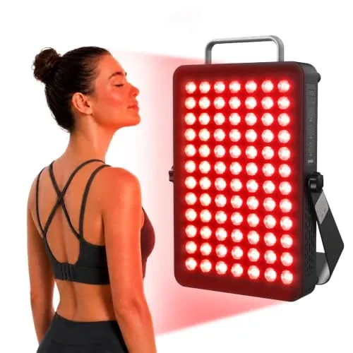 SANSI 120W Dual-Wavelength Red Light Therapy Panel w/ 660nm & 850nm LEDs