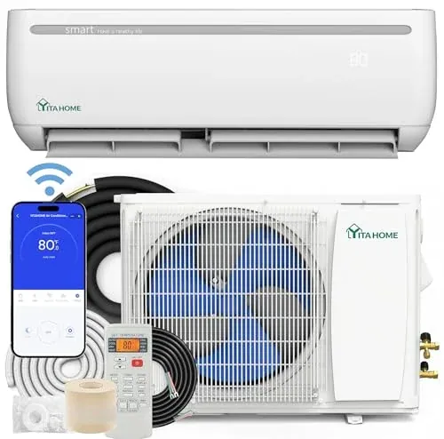 YITAHOME Mini Split AC/Heating System 12000 BTU