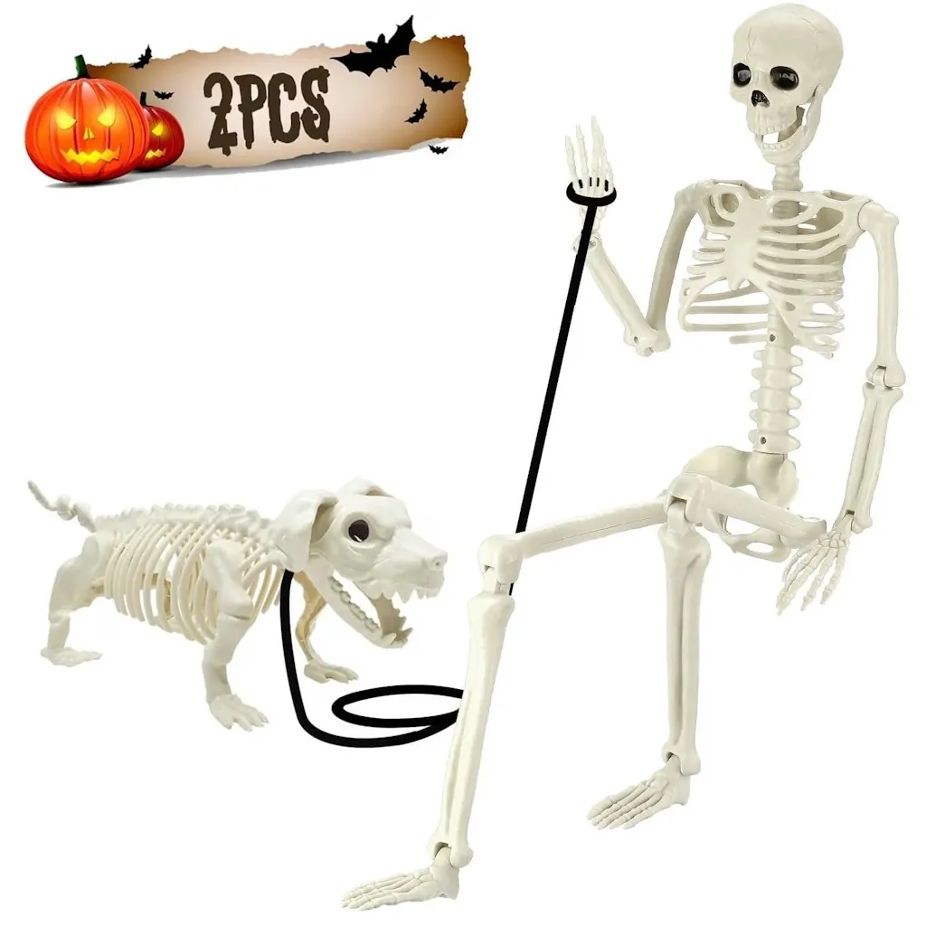 Walmart Outdoor Halloween Skeleton Decor Deals for From $5.97 + free shipping w/