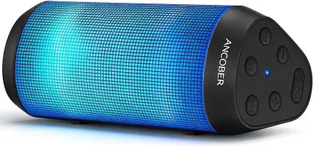 ANCOBER Portable Bluetooth Speaker with HD Stereo Sound