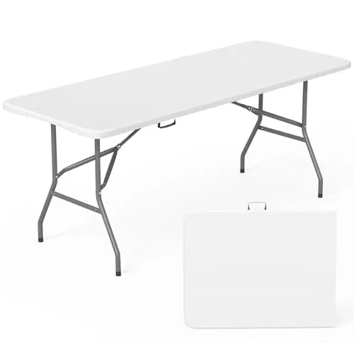 6 Foot Folding Table 70" x 28"