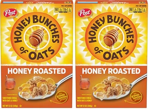 Post Honey Bunches of Oats 12oz Boxed Cereal 2-Pack