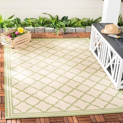 SAFAVIEH Outdoor Area Rug 5'3"x7'6" Beach House Collection