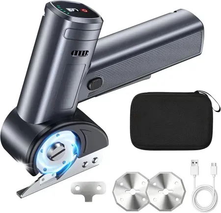 Sunrich 4V Cordless 5-Speed Electric Scissors w/ LED Display