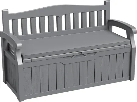 Greesum 80-Gallon Outdoor Storage Bench Deck Box