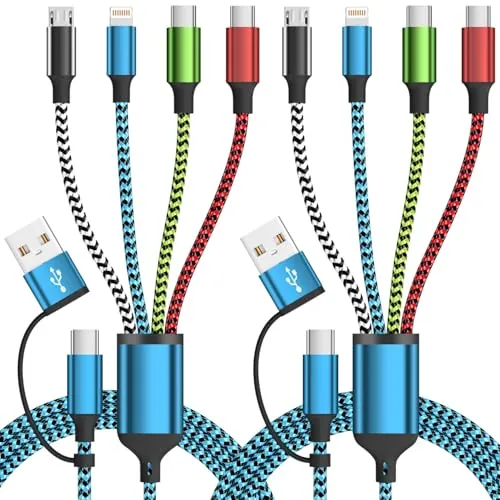 USBA/C Charging Cords for Multiple Devices
