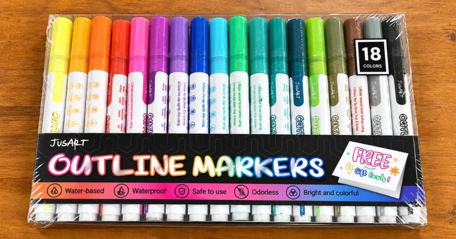 Glitter Paint Pens 18-Pack