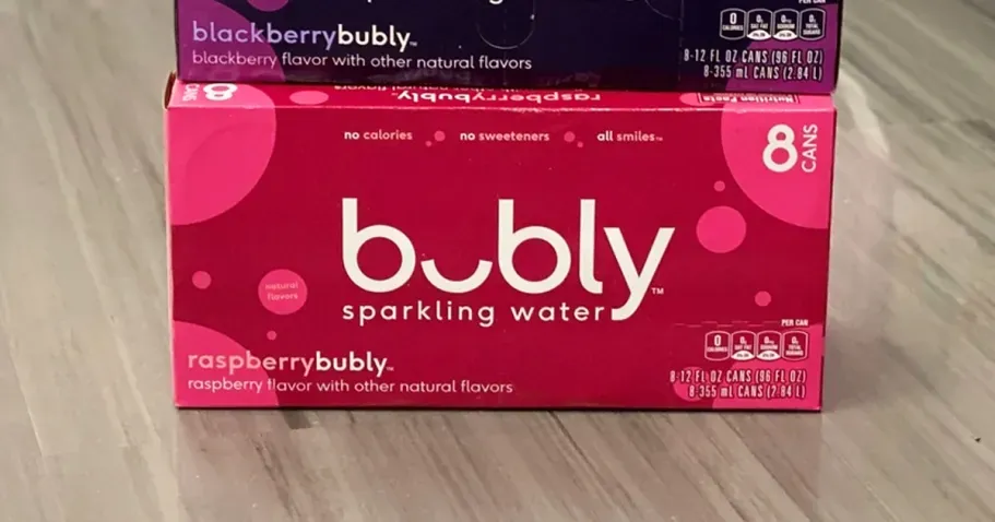 bubly Sparkling Water 8-Pack – Raspberry