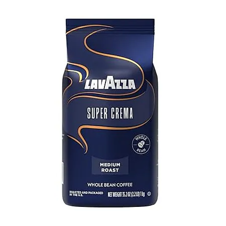 2.2-lb Lavazza Super Crema Whole Bean Coffee (Medium Espresso Roast)