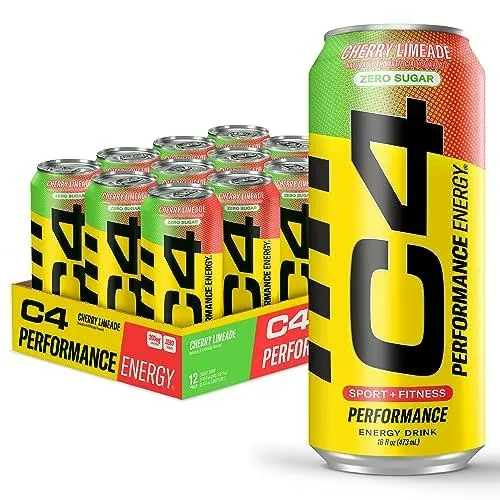 C4 Performance Cherry Limeade Energy Drink 12-Pack