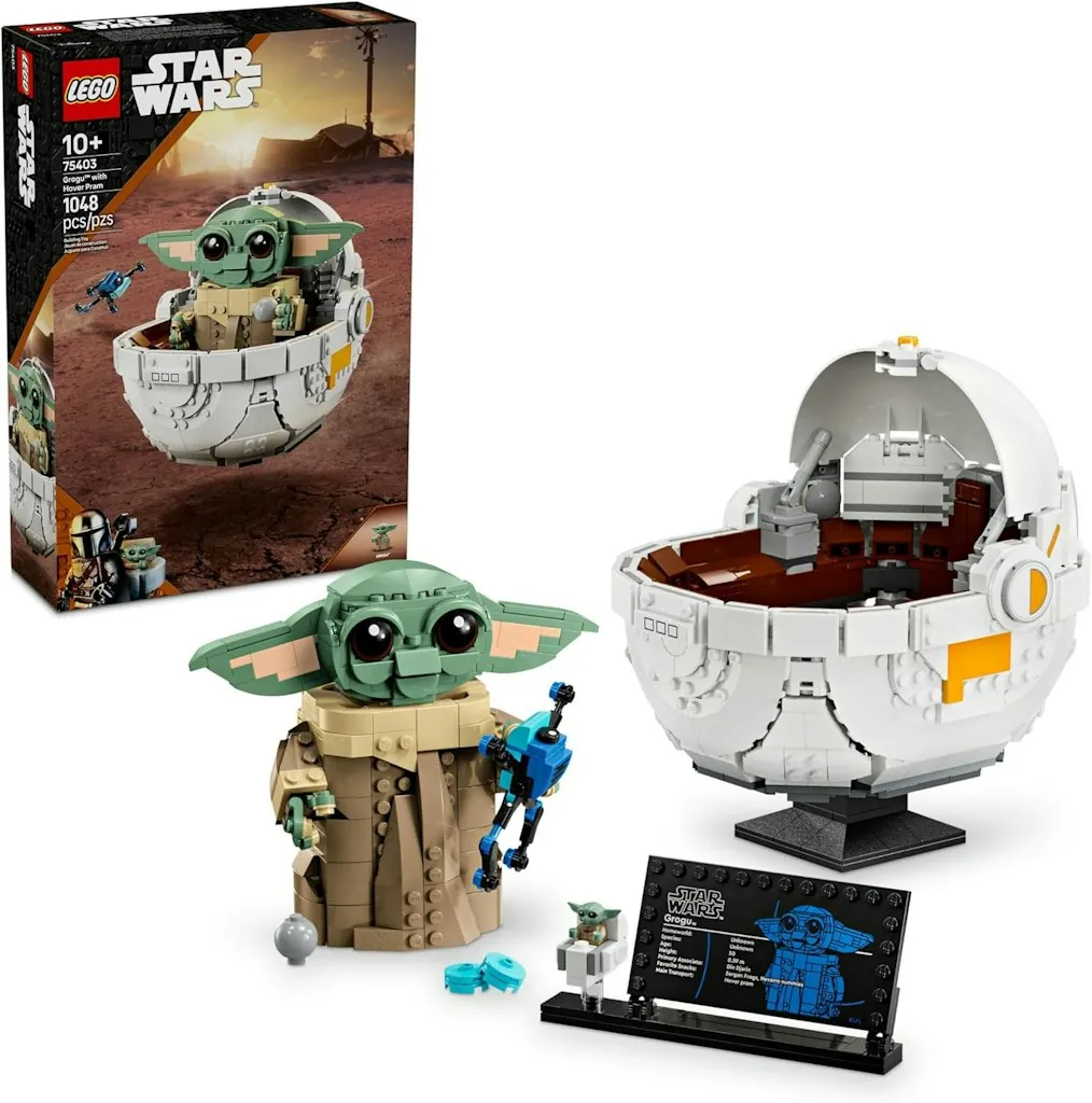 LEGO Star Wars: The Mandalorian Grogu with Hover Pram Building Set