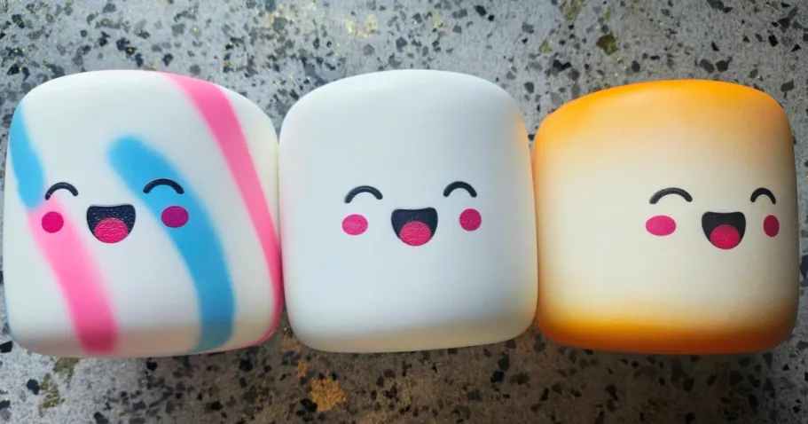 Squeeze Please 3-Pack Marshmallow Squishy Toy