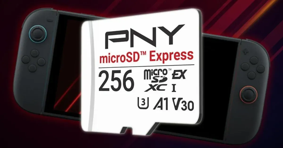 PNY’s 256GB Express microSD card doubles your Switch 2 storage for just