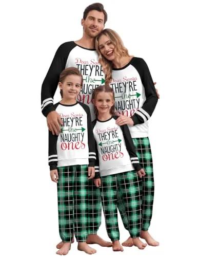 Ekouaer Family Matching Christmas Pajama Sets