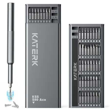 KATERK 80-in-1 Precision Mini Magnetic Screwdriver Set