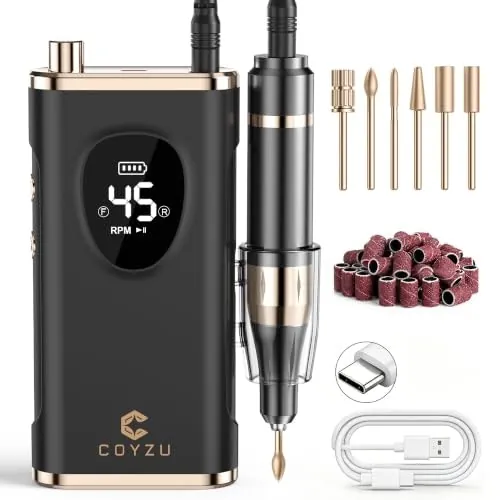 Coyzu Professional Rechargeable Electric Nail Drill