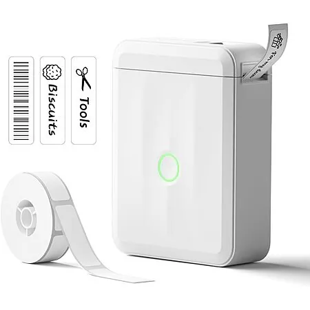 NIIMBOT D110 Bluetooth Label Printer Machine (White)