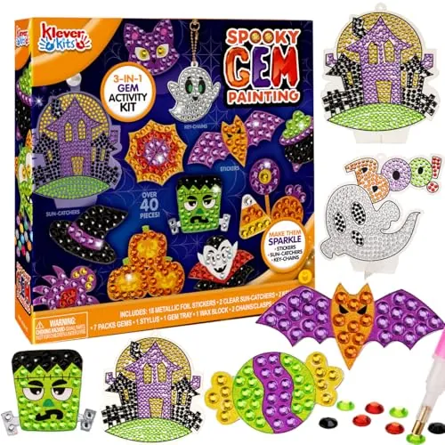 Klever Kits Halloween Gem Diamond Art Kit