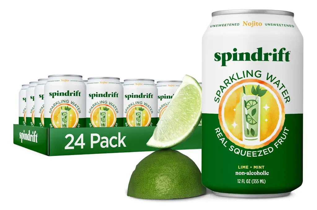 Spindrift Nojito Sparkling Water 12-oz. Can 24-Pack