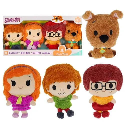 Scooby-Doo 6" Cuteeze Plush 4-Piece Set