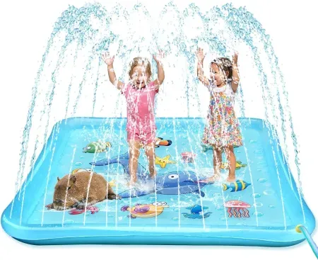 Growsland 67" Inflatable Kids Splash Pad / Baby Pool