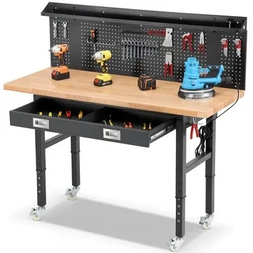 Enjoywood 60" Adjustable Workbench
