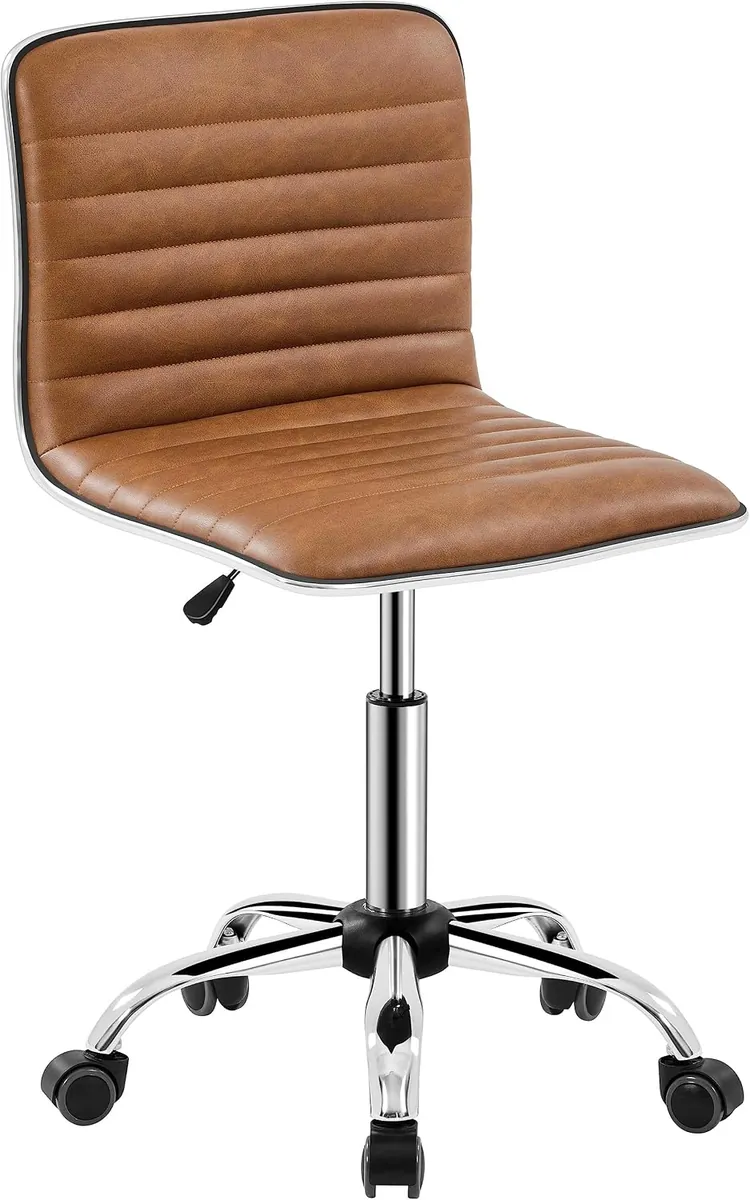 Yaheetech Armless Vanity Desk Chair