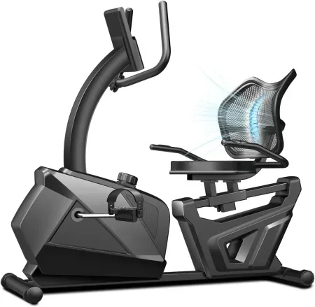 Cursor Fitness Magnetic Recumbent Exercise Bike w/ LCD Display