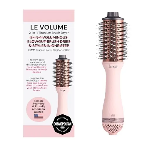 L'ANGE HAIR Le Volume 2-in-1 Titanium Blow Dryer Brush