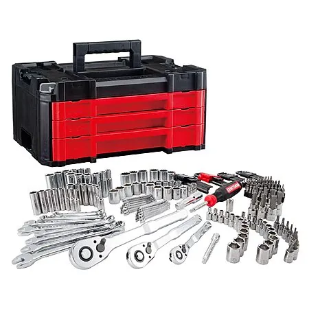 230-pc Craftsman Versastack Mechanics Tool Set w/ 1/4", 3/8" & 1/2" Ratchets