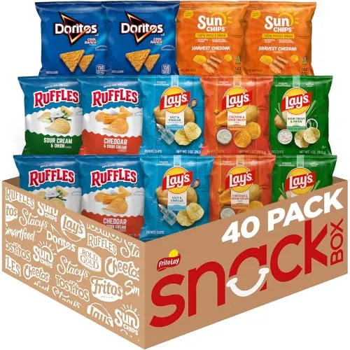 40-Pack 1-Oz Frito Lay Tangy Favorites Mix Variety Pack