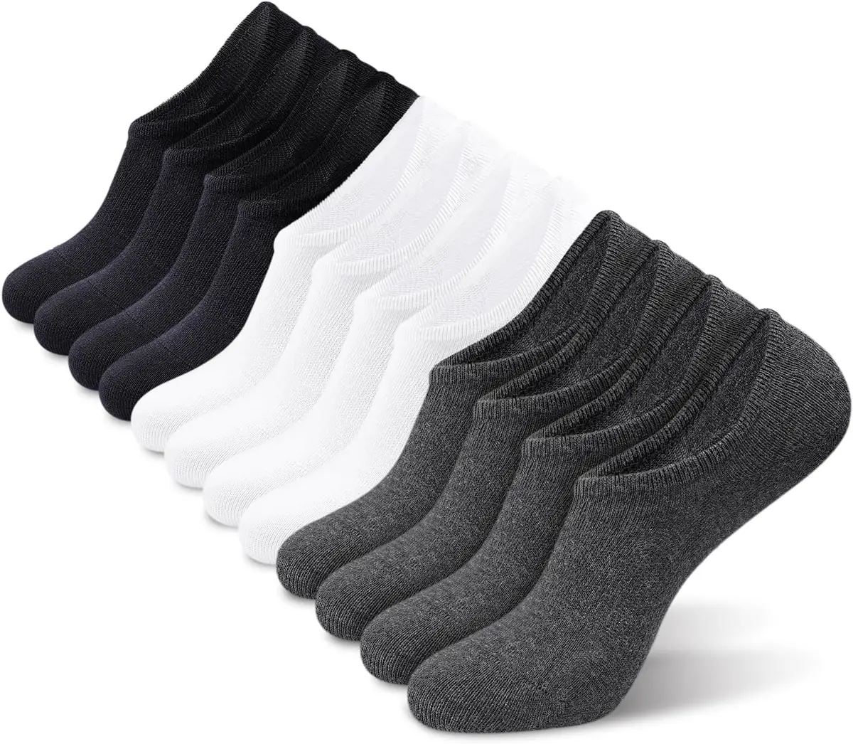 IDEGG Men’s No Show Socks 6-Pack