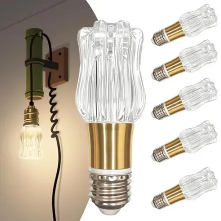 6-Pack Unique Decorative Light Bulbs