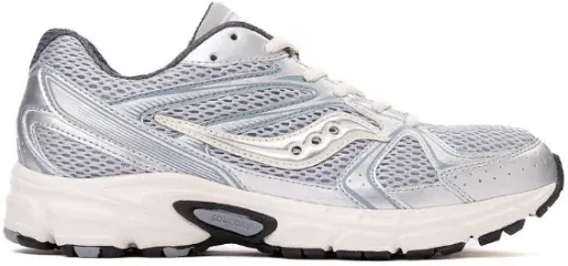 Women’s Saucony Ride Millennium Athletic Shoe Silver / Cream