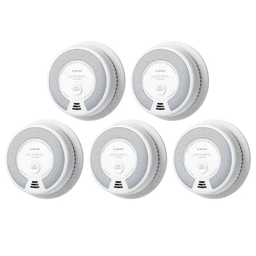 X-Sense Smoke & Carbon Monoxide Alarm SC06 5-Pack
