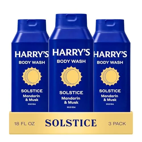 3-Pack 18-Oz Harry's Solstice Men's Body Wash (Solstice Mandarin & Musk)