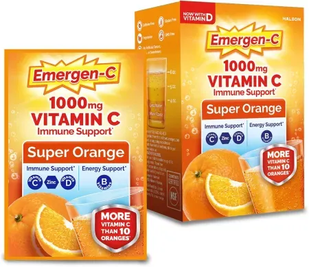 10-Count Emergen-C 1000mg Vitamin C Immune Support Powder