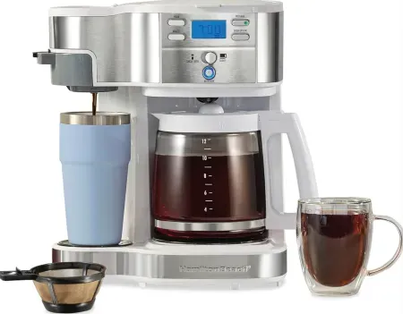 Hamilton Beach 2-Way Programmable 12-Cup / Single Serve Coffee Maker