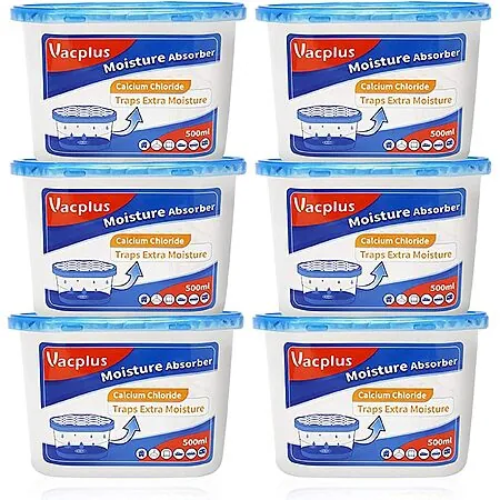 Select Accts: 6-pk 10.5-oz Vacplus Moisture Absorber (various)