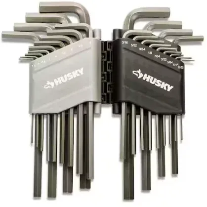 Husky SAE/Metric Long Arm Hex Key Set (26-Piece)