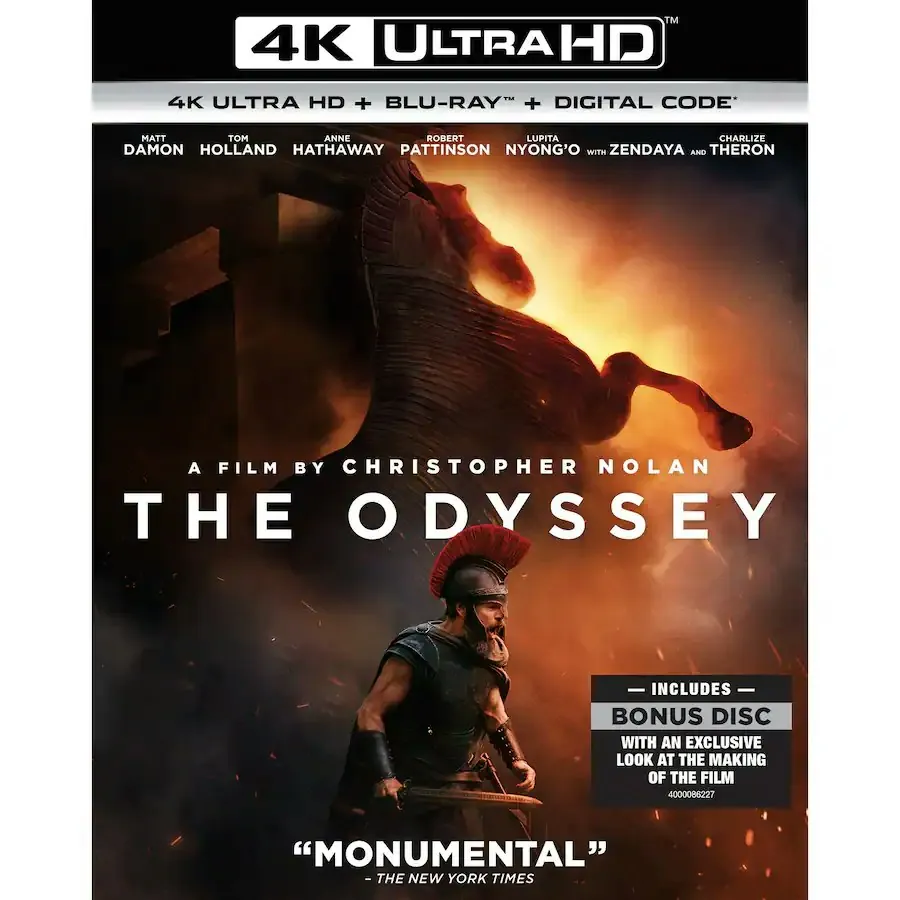 The Odyssey 4K Ultra HD Blu-ray + Digital Copy for Pre-Order