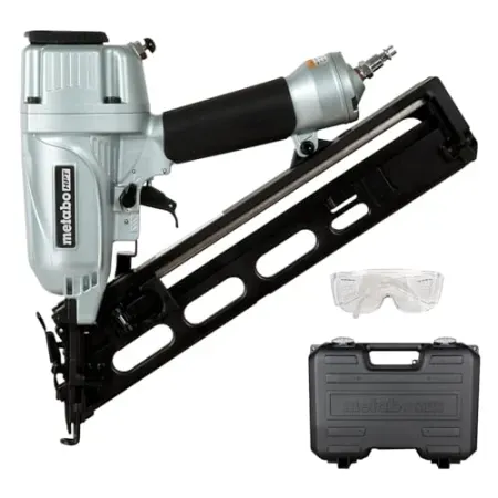 Metabo NT65MA4 15-Gauge Angled Finish Nailer w/ Air Duster