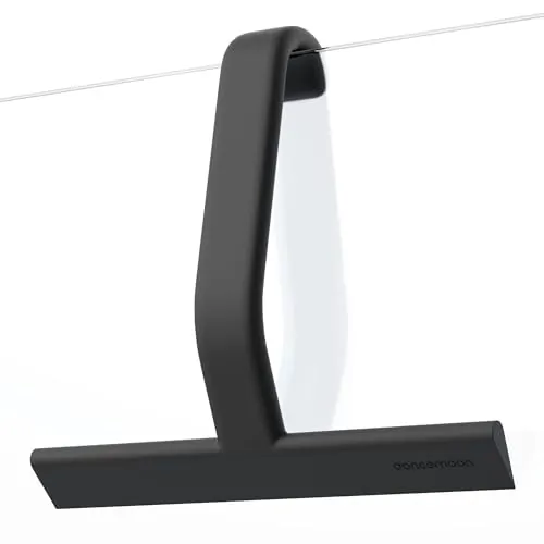 Dancemoon JustHang 10" Shower Squeegee with Built-in Hook