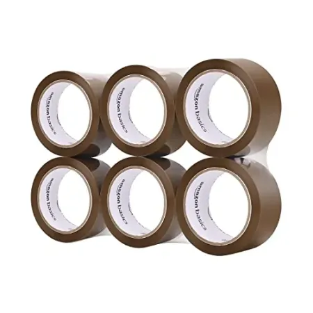 6-Rolls Amazon Basics Packaging Tape (1.9" x 72 yards)