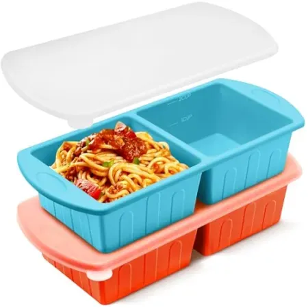 2-Pack Eengenone Silicone Freezer Trays with Lid