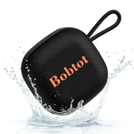 Bobtot IPX7 Portable Bluetooth 5.3 Speaker